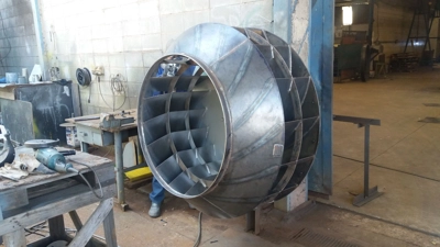Hélice ventilador industrial